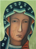"Matka Boska Częstochowska" - detal