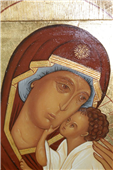 "Matka Boska Jarosławska" - detal